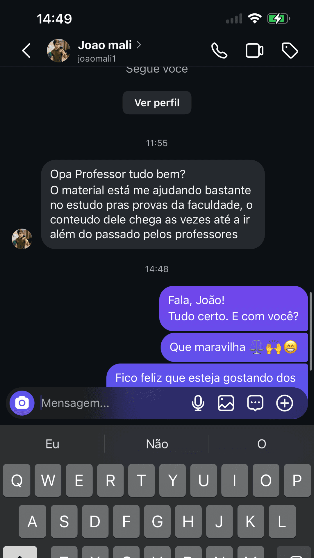 Depoimento real de João Mali